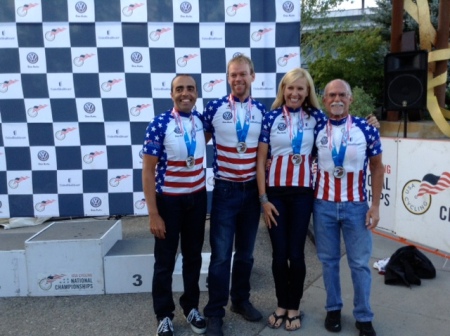 Team Radsport cleans up nationals with lot's of medals on Paketa Tandems